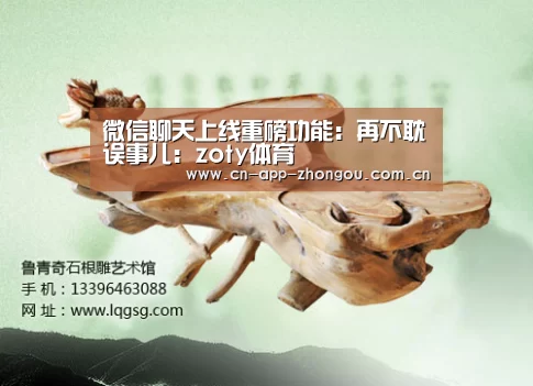 微信聊天上线重磅功能:再不耽误事儿:zoty体育(图1) 中欧体育官网